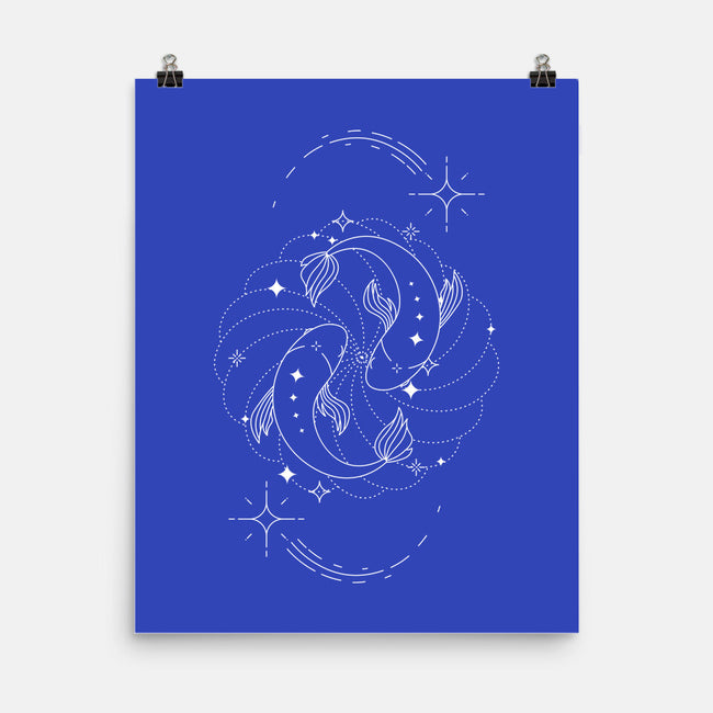 Pisces Doodle-None-Matte-Poster-MaxoArt