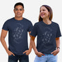 Pisces Doodle-Unisex-Basic-Tee-MaxoArt