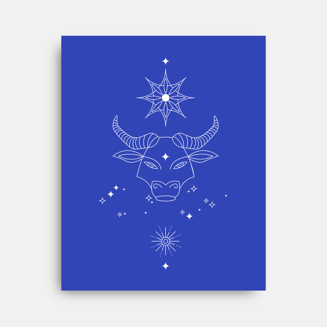 Taurus Doodle-None-Stretched-Canvas-MaxoArt