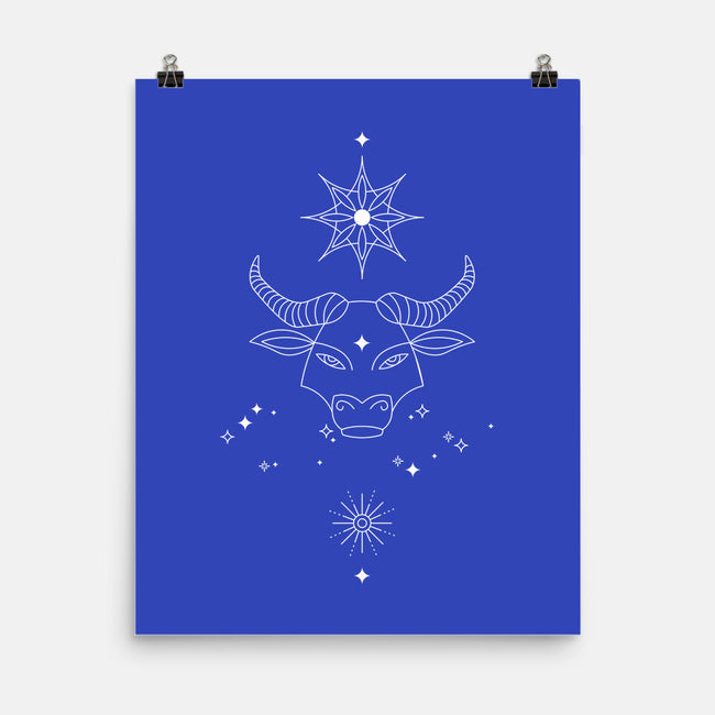 Taurus Doodle-None-Matte-Poster-MaxoArt