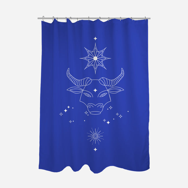 Taurus Doodle-None-Polyester-Shower Curtain-MaxoArt