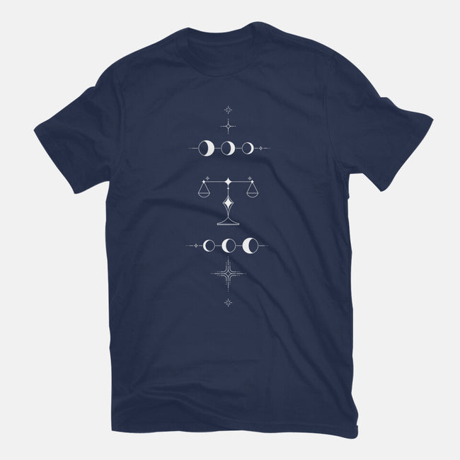 Libra Doodle-Unisex-Basic-Tee-MaxoArt