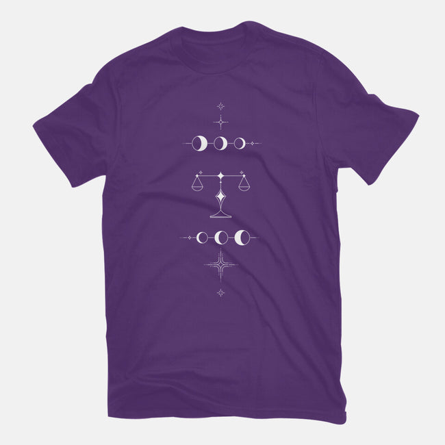 Libra Doodle-Womens-Basic-Tee-MaxoArt