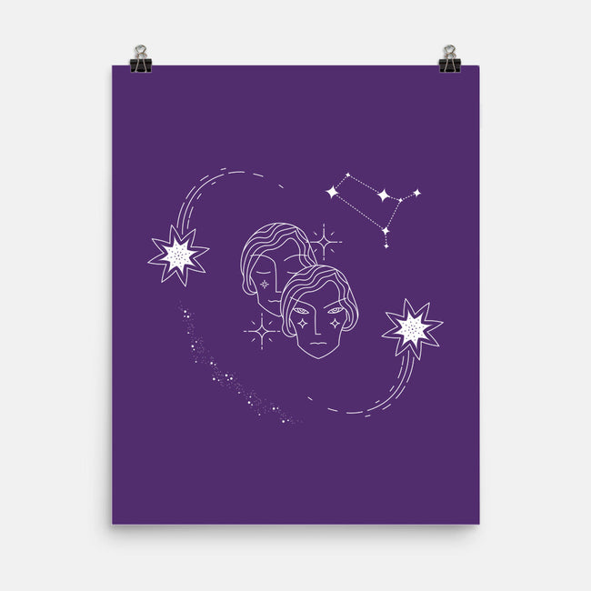 Gemini Doodle-None-Matte-Poster-MaxoArt