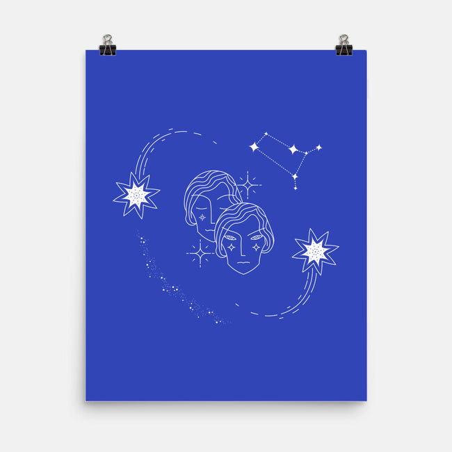 Gemini Doodle-None-Matte-Poster-MaxoArt