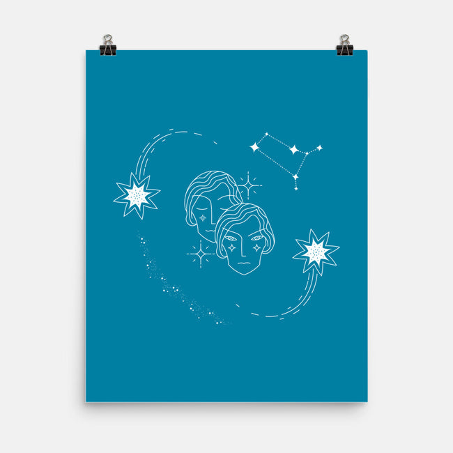 Gemini Doodle-None-Matte-Poster-MaxoArt