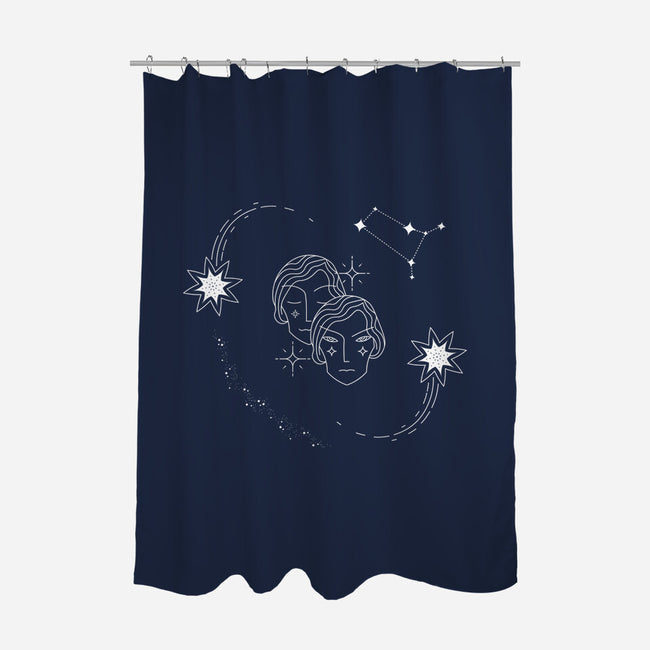 Gemini Doodle-None-Polyester-Shower Curtain-MaxoArt