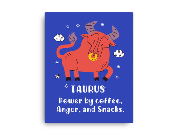Powered By Coffee Anger And Snacks