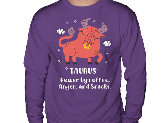 Powered By Coffee Anger And Snacks