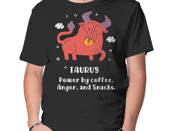Powered By Coffee Anger And Snacks