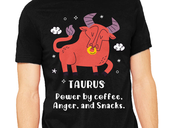Powered By Coffee Anger And Snacks