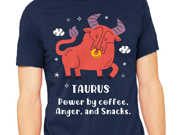 Powered By Coffee Anger And Snacks