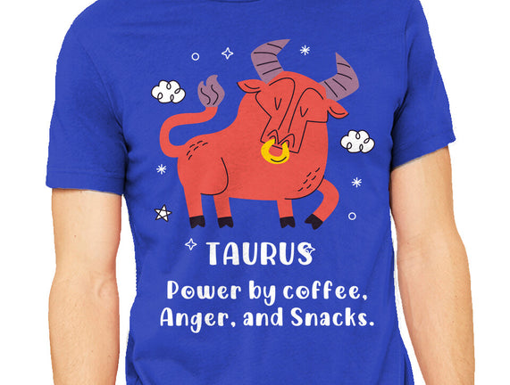 Powered By Coffee Anger And Snacks