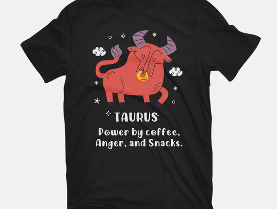 Powered By Coffee Anger And Snacks
