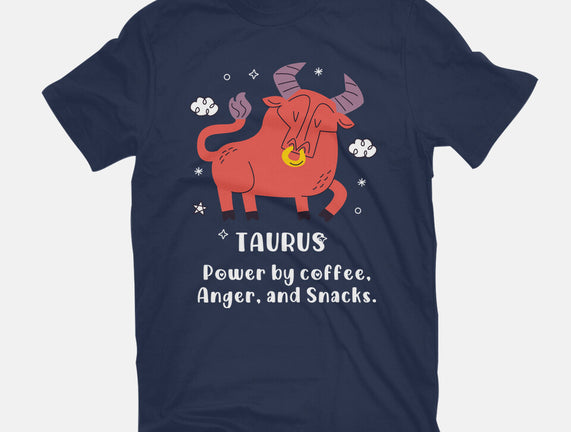 Powered By Coffee Anger And Snacks