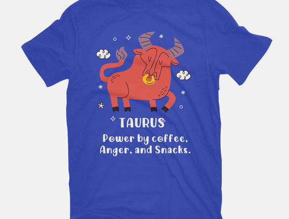 Powered By Coffee Anger And Snacks