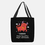 Powered By Coffee Anger And Snacks-None-Basic Tote-Bag-MaxoArt