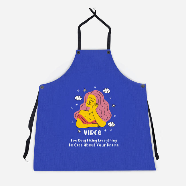 Too Busy Fixing Everything-Unisex-Kitchen-Apron-MaxoArt