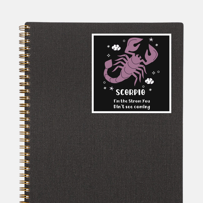 I'm The Storm-None-Glossy-Sticker-MaxoArt