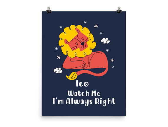 Watch Me I'm Always Right