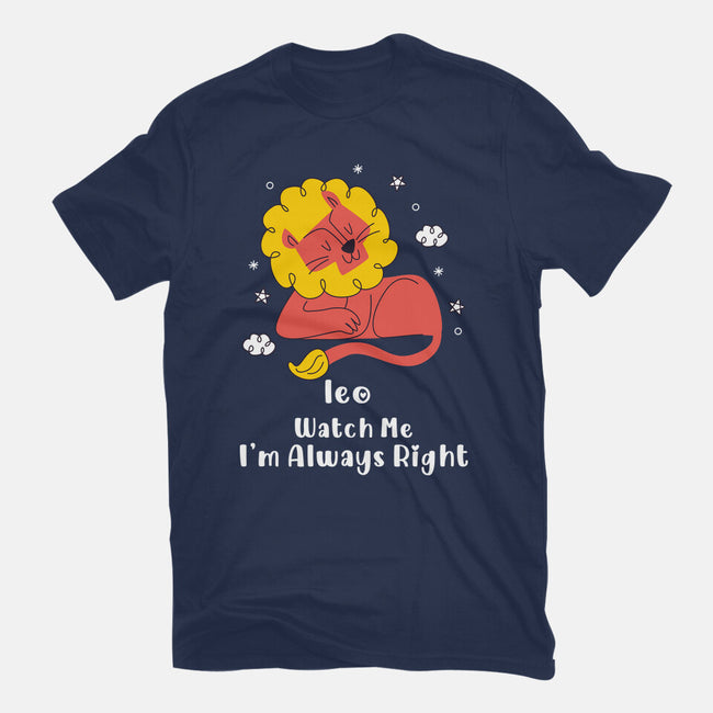 Watch Me I'm Always Right-Mens-Basic-Tee-MaxoArt