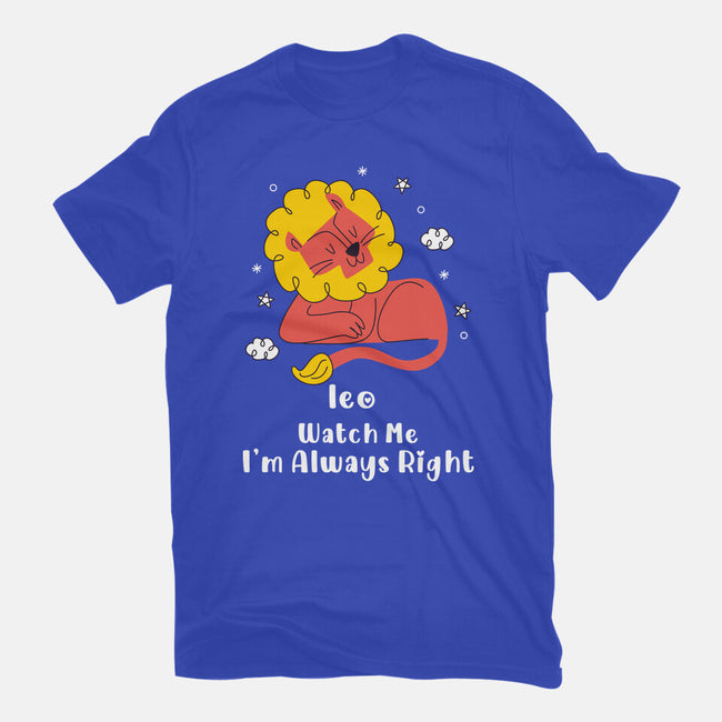 Watch Me I'm Always Right-Womens-Basic-Tee-MaxoArt