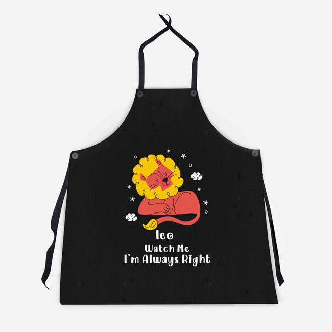 Watch Me I'm Always Right-Unisex-Kitchen-Apron-MaxoArt