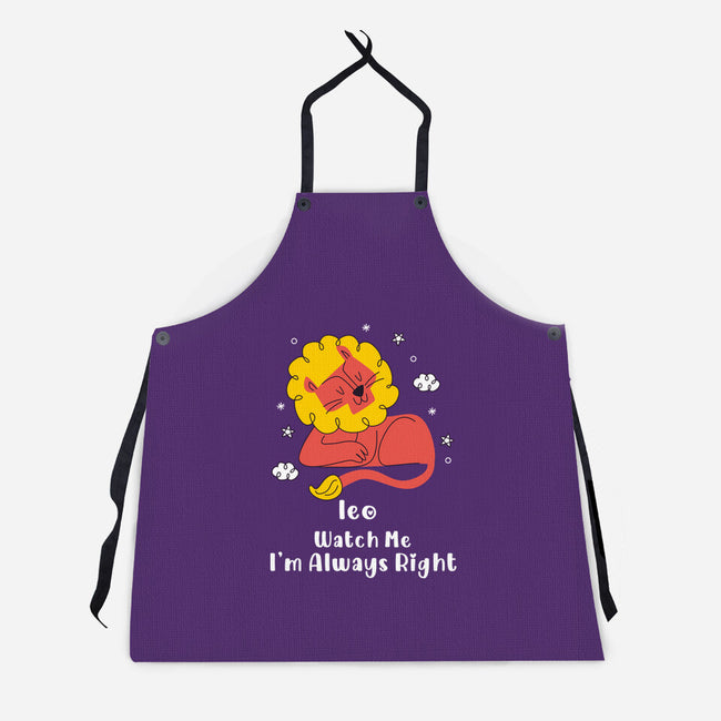 Watch Me I'm Always Right-Unisex-Kitchen-Apron-MaxoArt