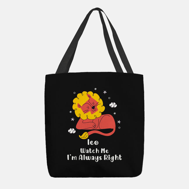Watch Me I'm Always Right-None-Basic Tote-Bag-MaxoArt