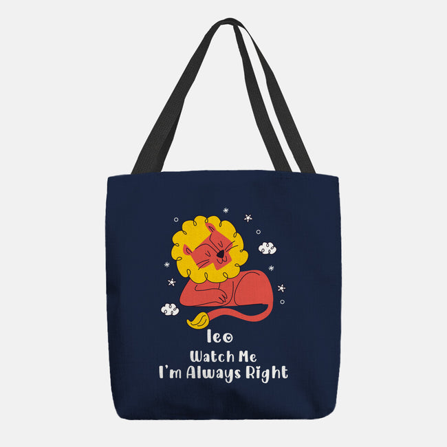 Watch Me I'm Always Right-None-Basic Tote-Bag-MaxoArt