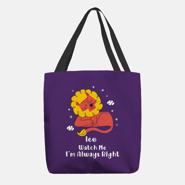 Watch Me I'm Always Right-None-Basic Tote-Bag-MaxoArt
