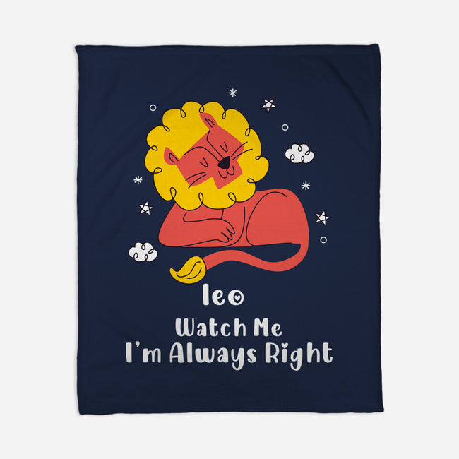 Watch Me I'm Always Right-None-Fleece-Blanket-MaxoArt