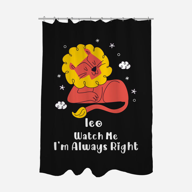 Watch Me I'm Always Right-None-Polyester-Shower Curtain-MaxoArt