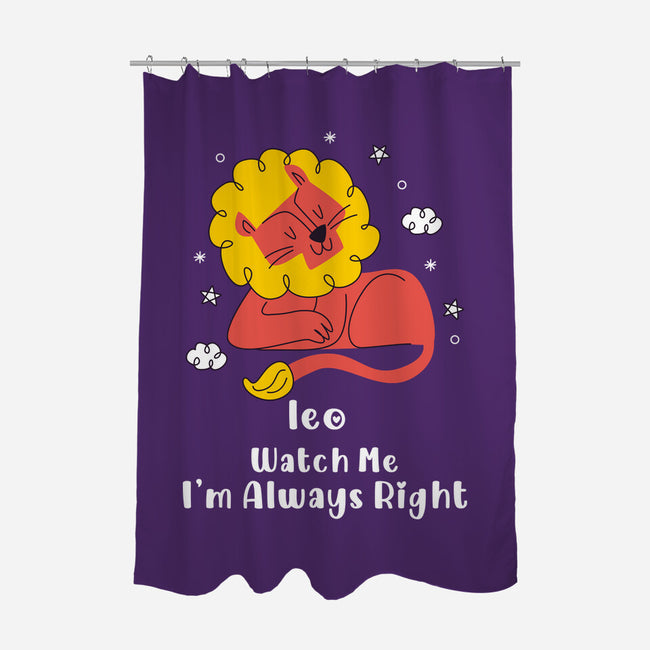 Watch Me I'm Always Right-None-Polyester-Shower Curtain-MaxoArt