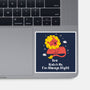 Watch Me I'm Always Right-None-Glossy-Sticker-MaxoArt