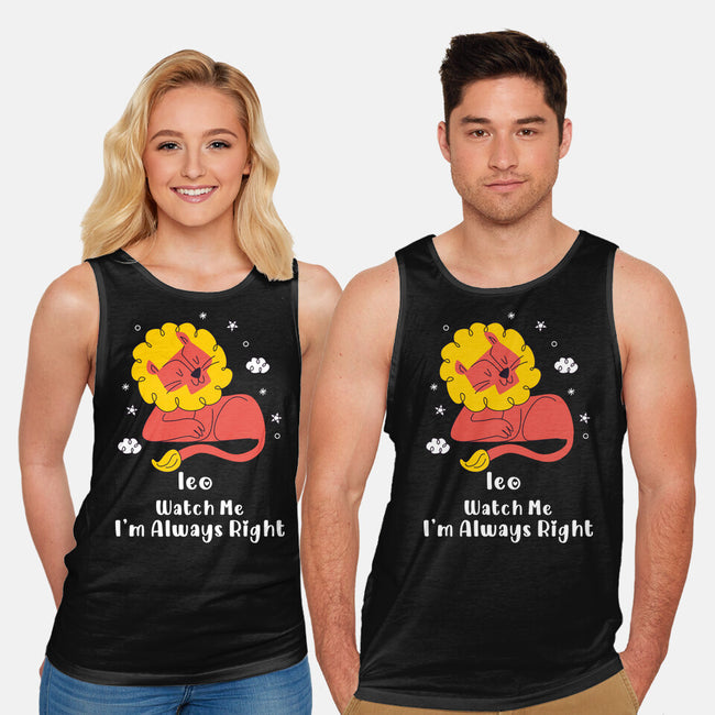 Watch Me I'm Always Right-Unisex-Basic-Tank-MaxoArt