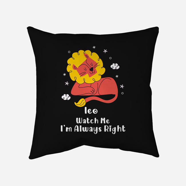 Watch Me I'm Always Right-None-Removable Cover w Insert-Throw Pillow-MaxoArt