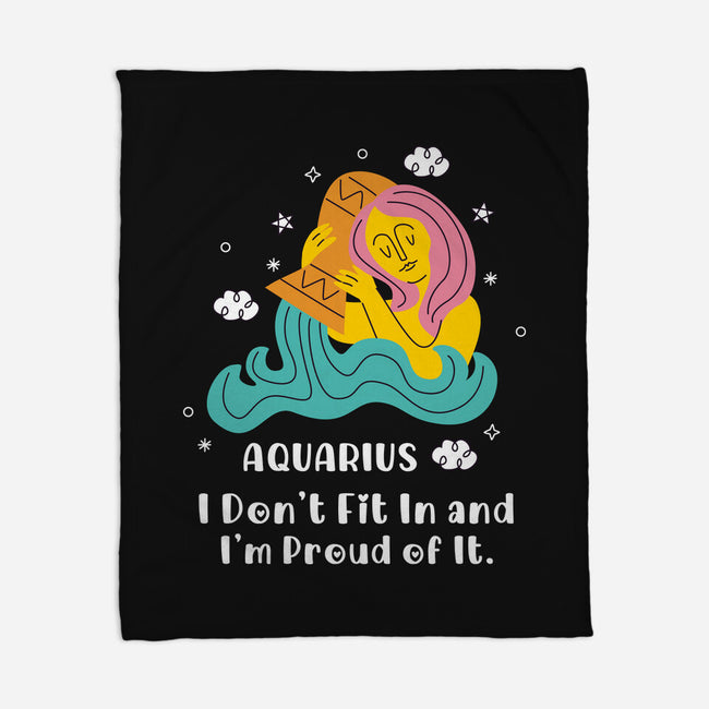 I Don't Fit In And I'm Proud-None-Fleece-Blanket-MaxoArt