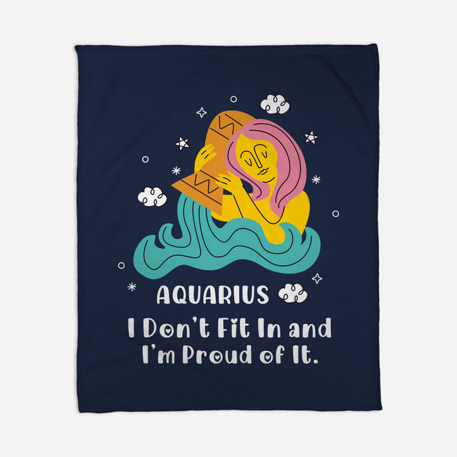 I Don't Fit In And I'm Proud-None-Fleece-Blanket-MaxoArt