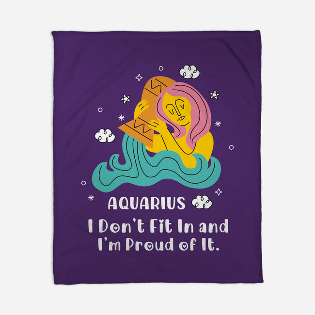 I Don't Fit In And I'm Proud-None-Fleece-Blanket-MaxoArt