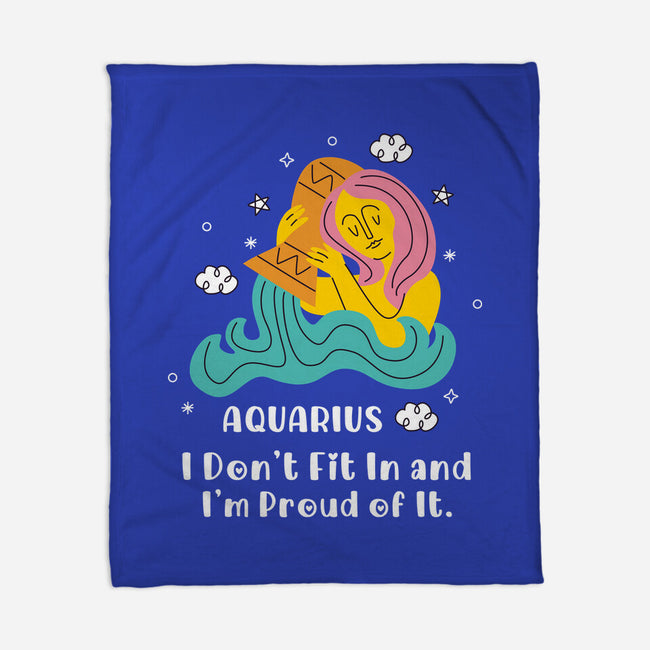 I Don't Fit In And I'm Proud-None-Fleece-Blanket-MaxoArt