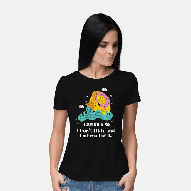 I Don't Fit In And I'm Proud-Womens-Basic-Tee-MaxoArt