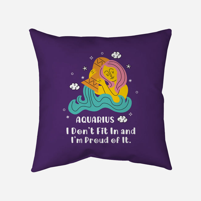 I Don't Fit In And I'm Proud-None-Removable Cover w Insert-Throw Pillow-MaxoArt