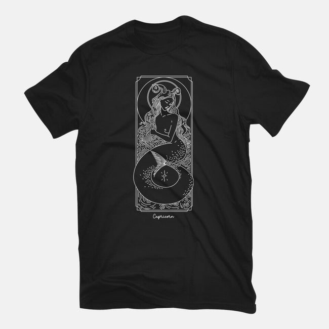 Majestic Capricorn-Womens-Basic-Tee-MaxoArt