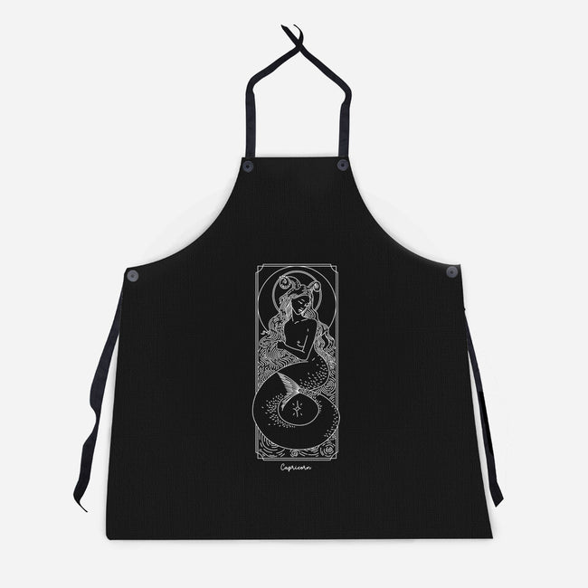 Majestic Capricorn-Unisex-Kitchen-Apron-MaxoArt