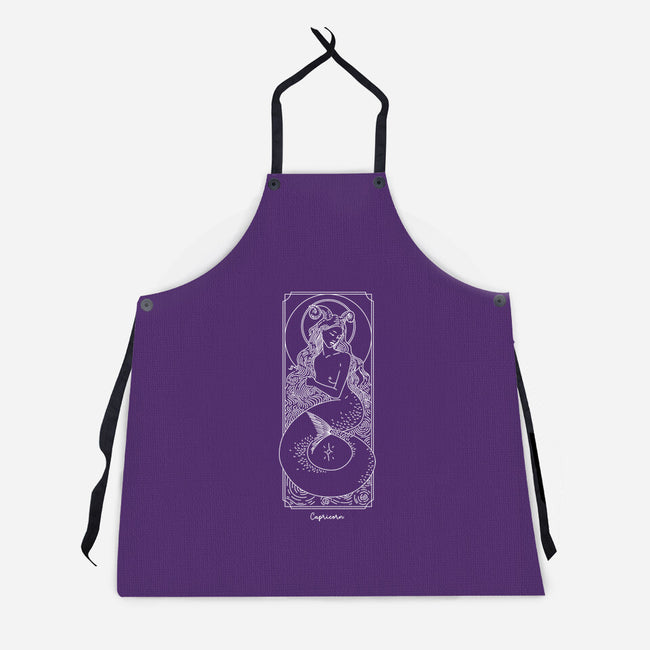 Majestic Capricorn-Unisex-Kitchen-Apron-MaxoArt