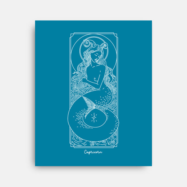 Majestic Capricorn-None-Stretched-Canvas-MaxoArt