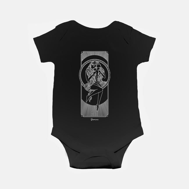 Dynamic Gemini-Baby-Basic-Onesie-MaxoArt