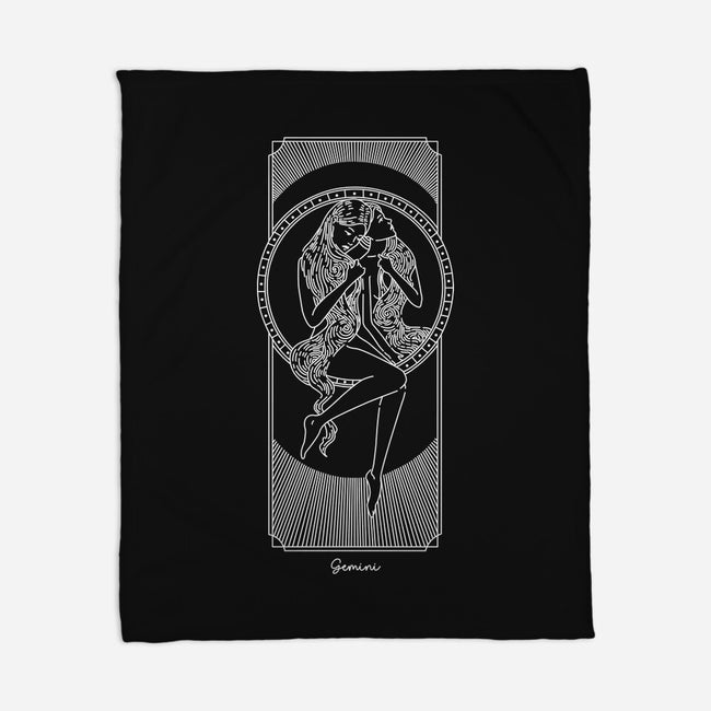 Dynamic Gemini-None-Fleece-Blanket-MaxoArt