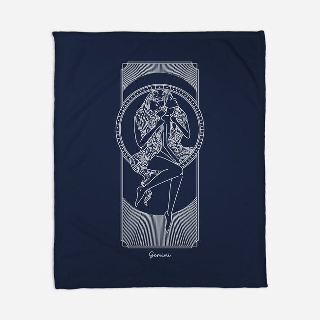 Dynamic Gemini-None-Fleece-Blanket-MaxoArt